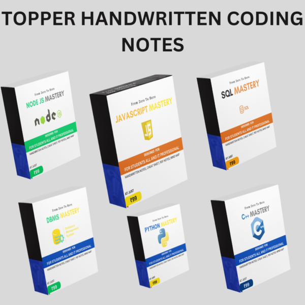 Handwritten Coding Notes